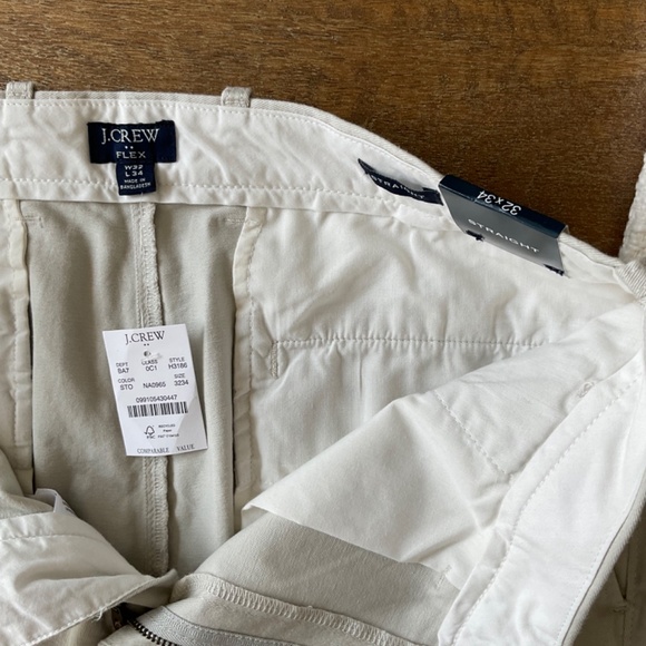 Mens NWT J. Crew Factory Stone Straight-fit flex chino pant SZ 32X34 - Picture 5 of 6